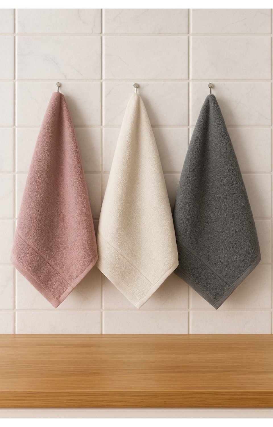 3'lü Premium Microcotton  %100 Pamuk 30X50 cm Mutfak Havlu Seti