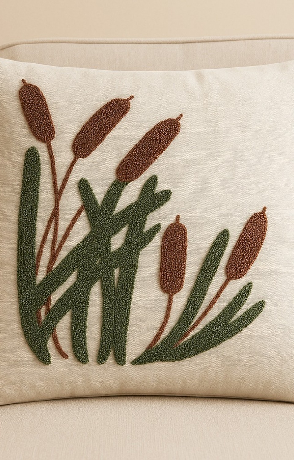 2'li Punch Nakışlı 45x45 cm Kırlent Kılıfı 4 2'li Punch Nakışlı 45x45 cm Kırlent Kılıfı 4