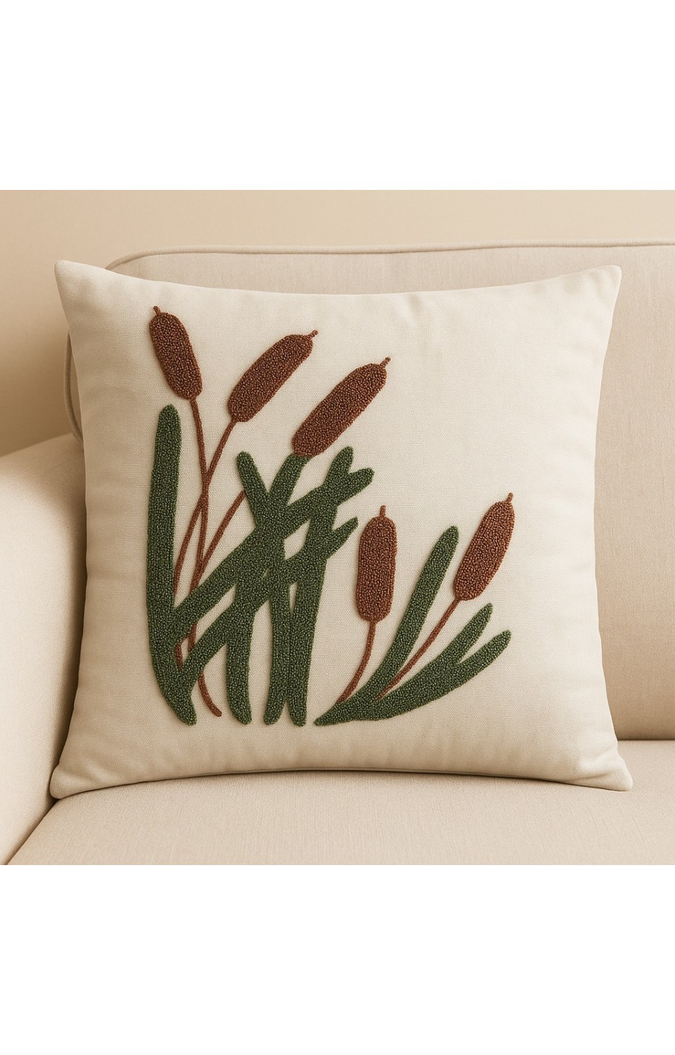 2'li Punch Nakışlı 45x45 cm Kırlent Kılıfı 4 2'li Punch Nakışlı 45x45 cm Kırlent Kılıfı 4