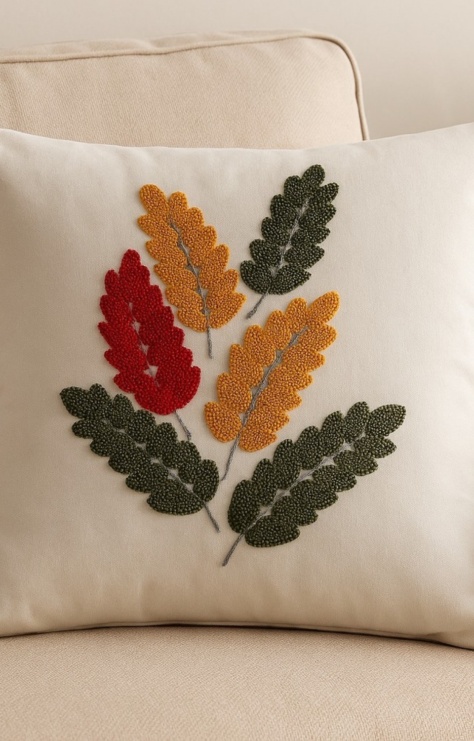 2'li Punch Nakışlı 45x45 cm Kırlent Kılıfı 6 2'li Punch Nakışlı 45x45 cm Kırlent Kılıfı 6