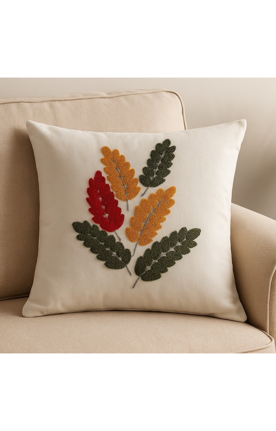 2'li Punch Nakışlı 45x45 cm Kırlent Kılıfı 6 2'li Punch Nakışlı 45x45 cm Kırlent Kılıfı 6