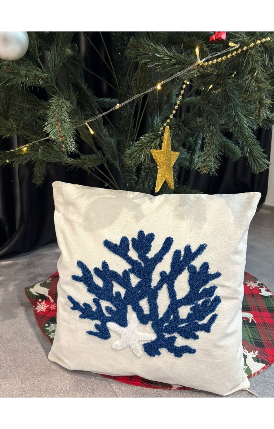 2'li Punch Nakışlı 45x45 cm Kırlent Kılıfı 9 2'li Punch Nakışlı 45x45 cm Kırlent Kılıfı 9