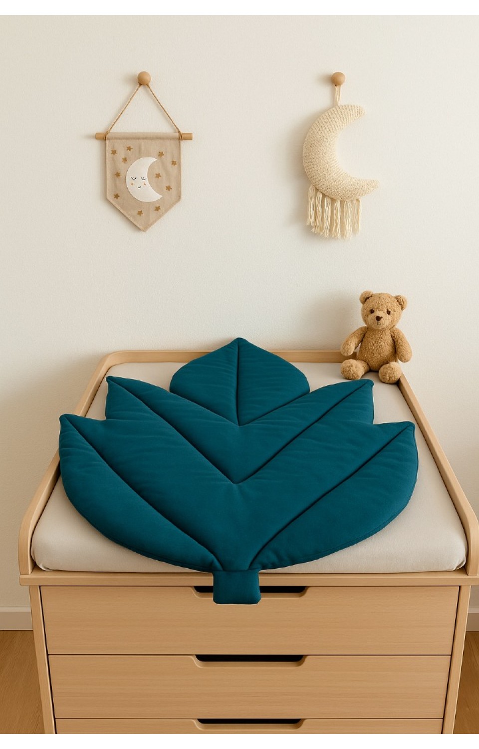 Elyaf Dolgulu %100 Pamuk Çok Amaçlı 70 En 90 Boy Bebek Alt Açma ve Oyun Minderi 