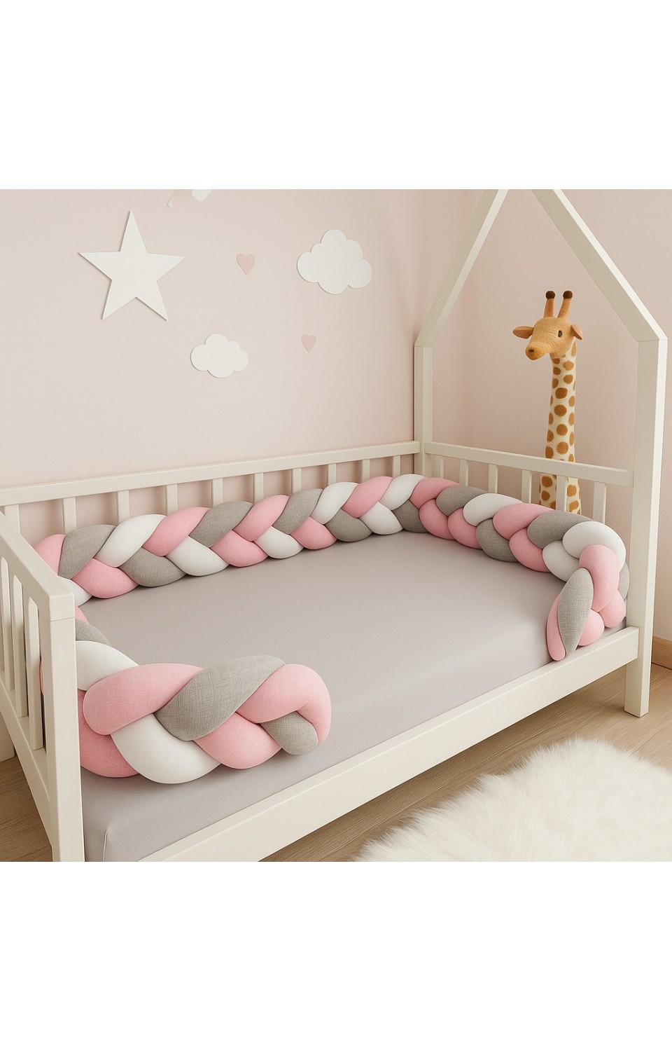 Örgü Model 360 cm 3 lü Örgü Yatak Korumalık