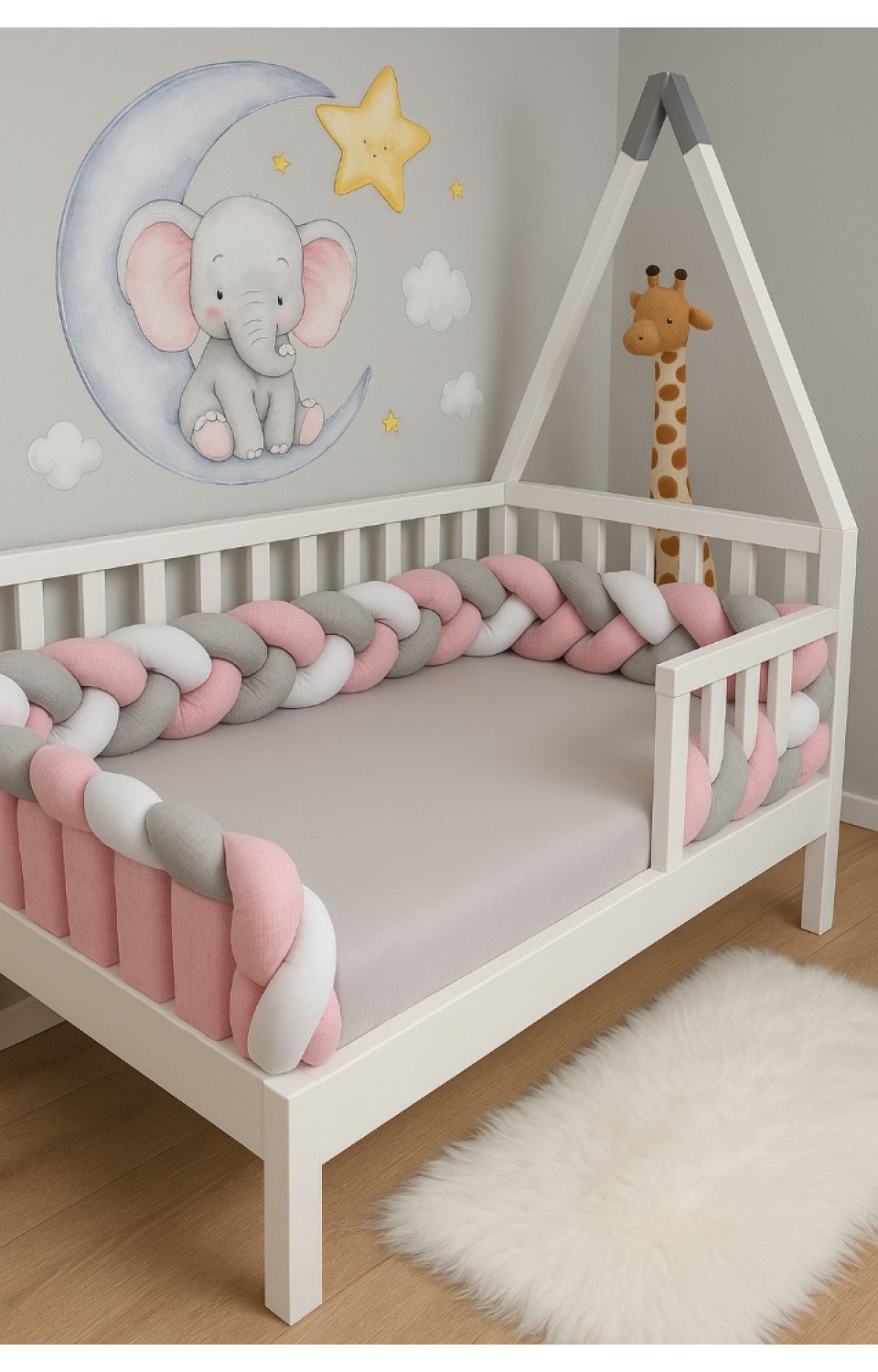 Örgü Model 360 cm 3 lü Örgü Yatak Korumalık