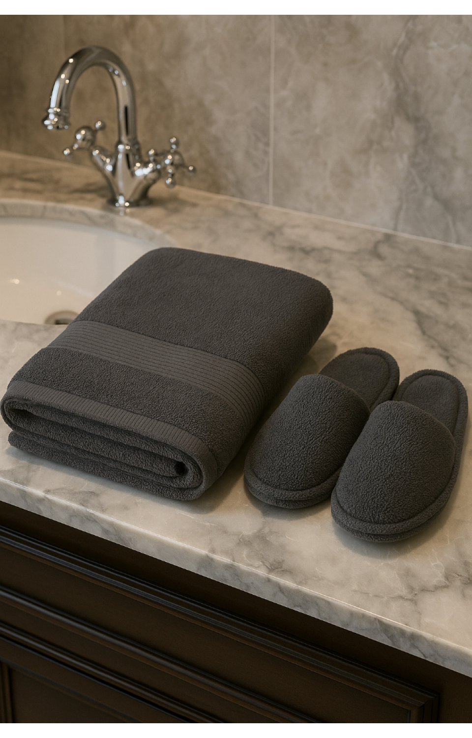 %100 Pamuk 70x140 cm Banyo Havlusu (Kaymaz Havlu Banyo Terliği Hediye)