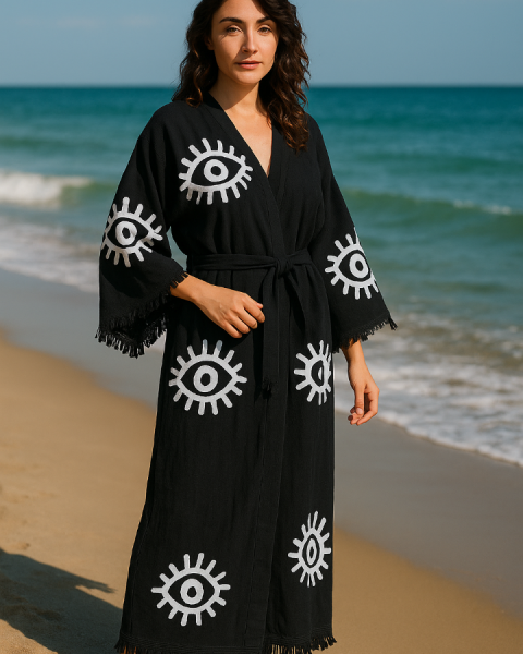 Kadın Kimono Kaftan Plaj