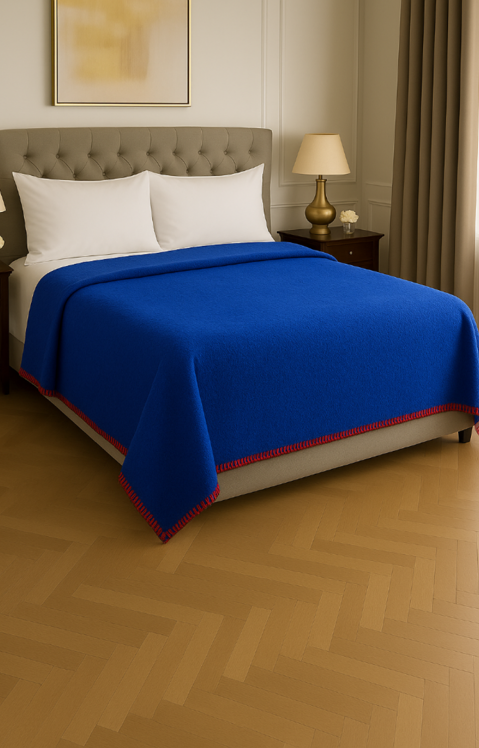 Çift Kişilik Welsoft 200 x 220 Lacivert Battaniye