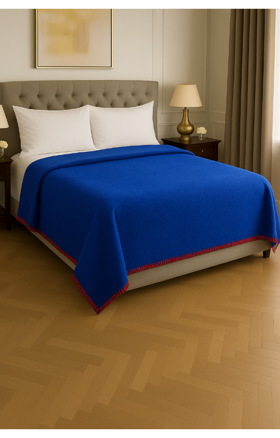 Çift Kişilik Welsoft 200 x 220 Lacivert Battaniye