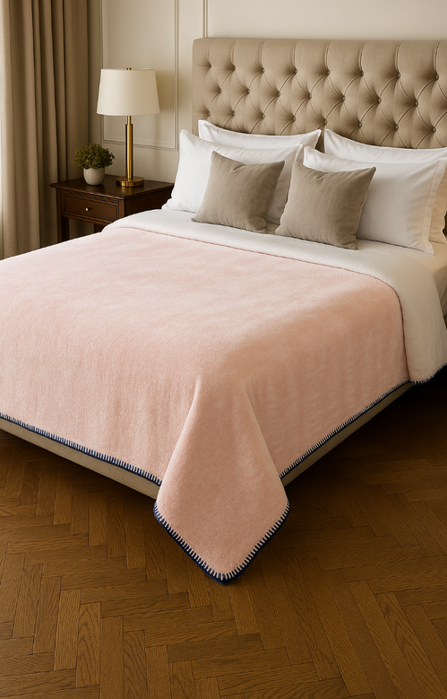 Çift Kişilik Welsoft 200 x 220 Pembe Battaniye