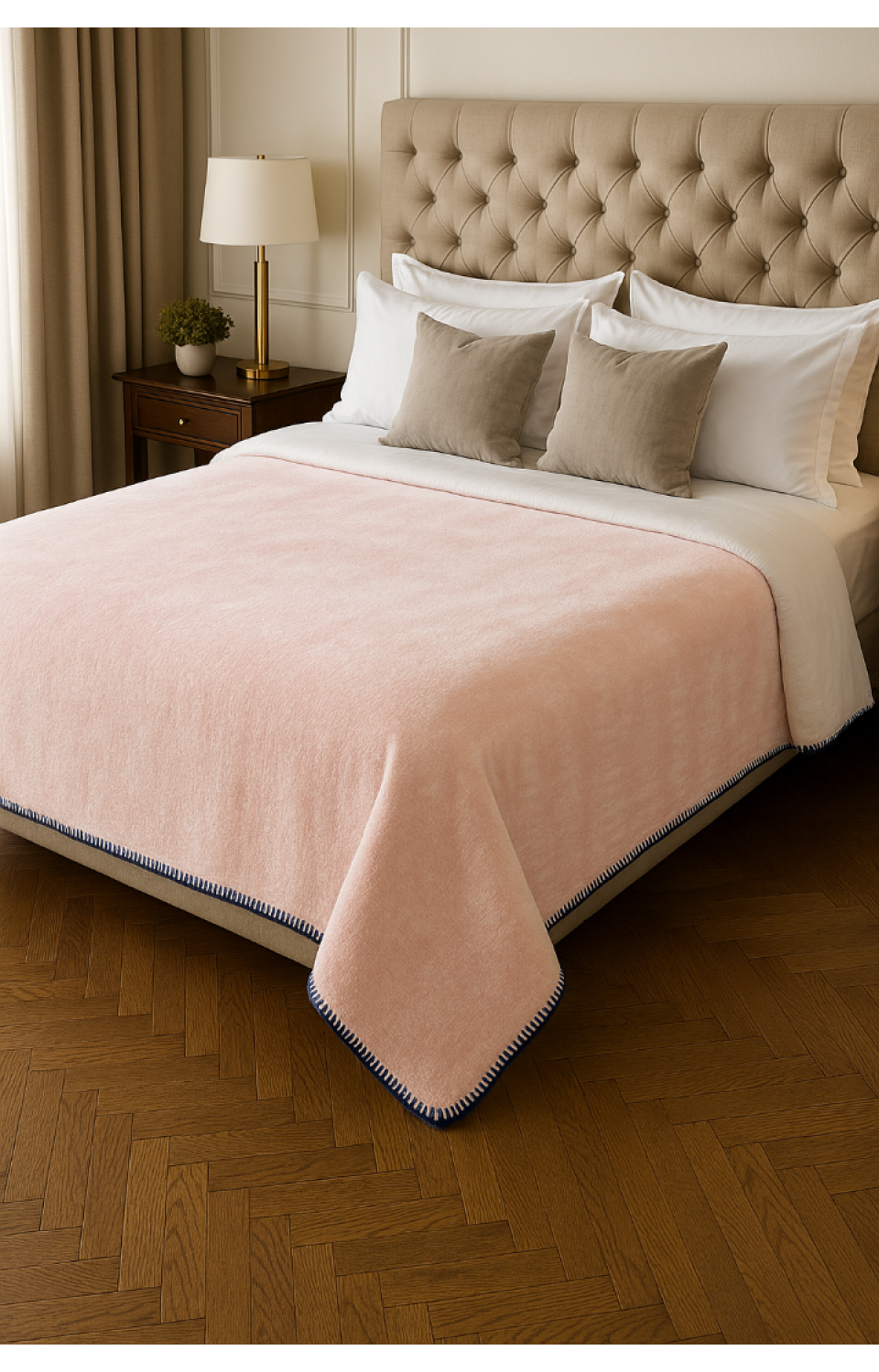 Çift Kişilik Welsoft 200 x 220 Pembe Battaniye