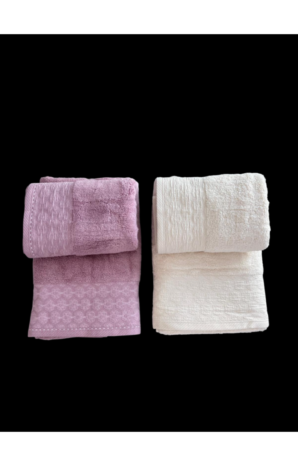 Yüksek Su Emici Microcotton İplik 2 Adet 50x90 2 Adet 70x140 2 Takım Banyo Havlusu