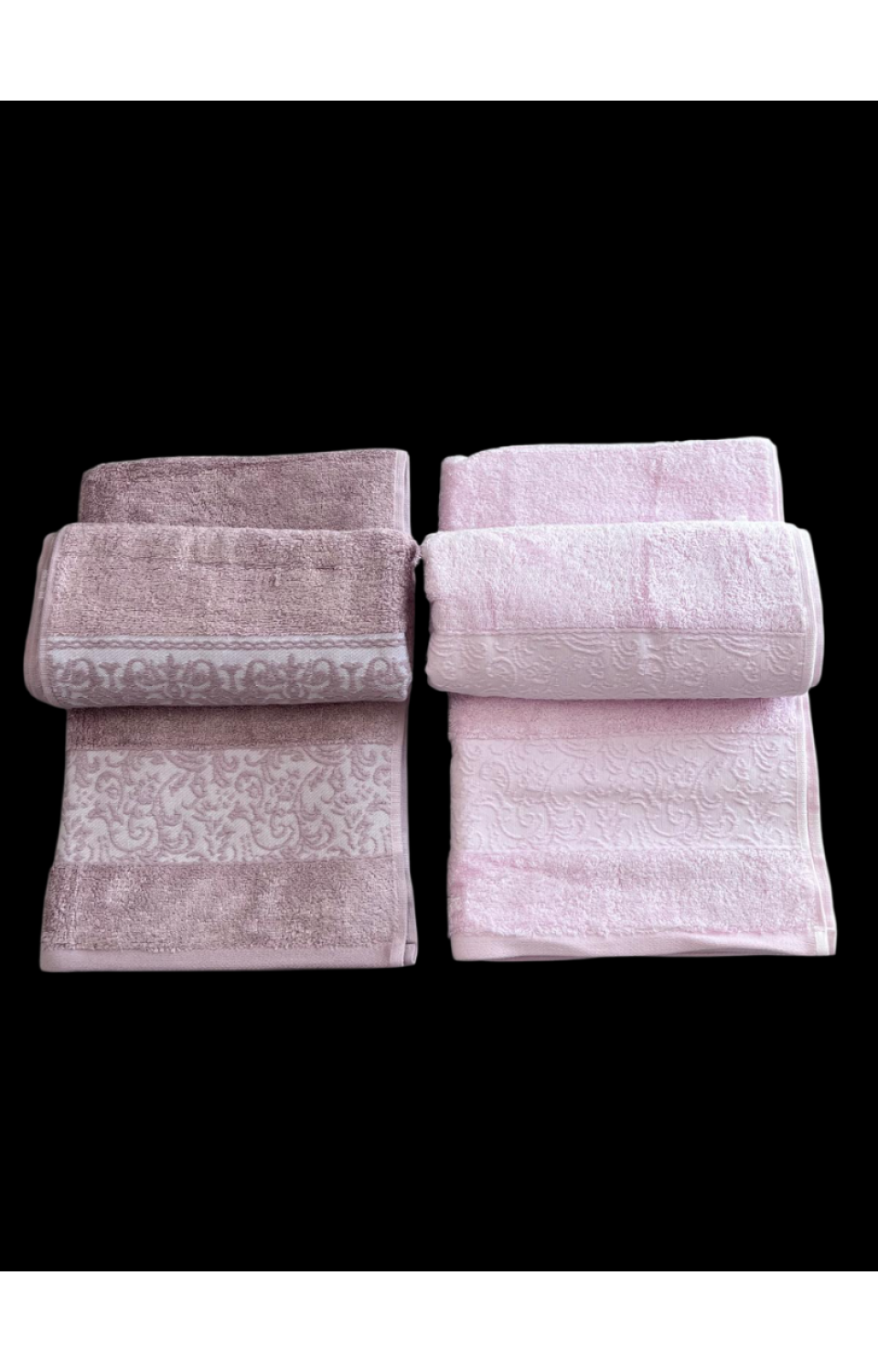 %70 Bambu %30 Pamuk İpinden 2 Adet 50x90 2 Adet 70x140 Kadın Erkek Banyo Havlusu