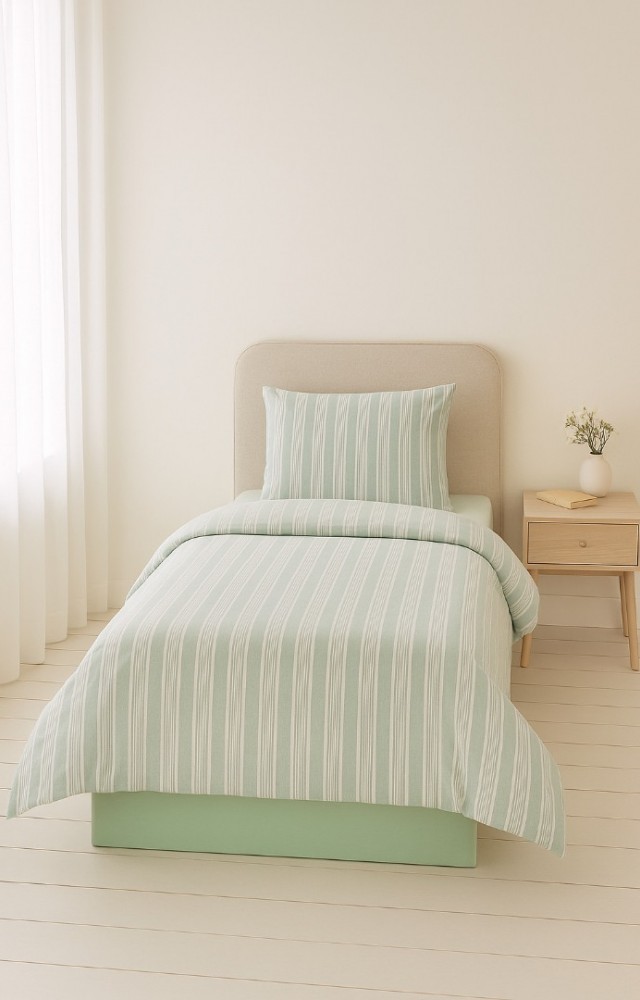 %60 Pamuk %40 Polycotton Nevresim 160x220 Çarşaf 160x240 Yastık Kılıfı 1 Adet 50x70 Turkuaz Nevresim Takımı