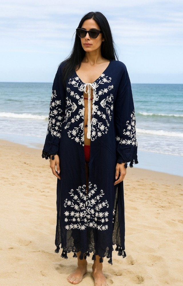 Desen Baskılı Pamuk Kadın Pareo 8