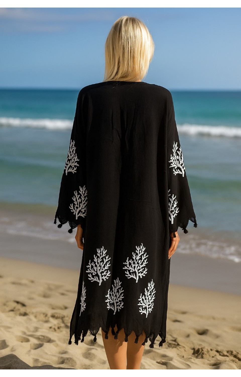 Desen Baskılı Pamuk Kadın Pareo 6