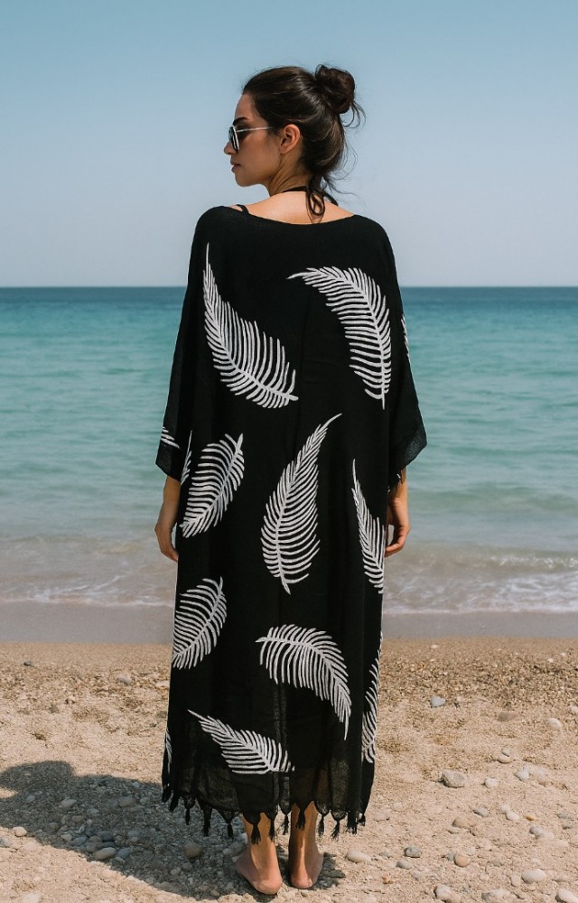 Desen Baskılı Pamuk Kadın Pareo 9