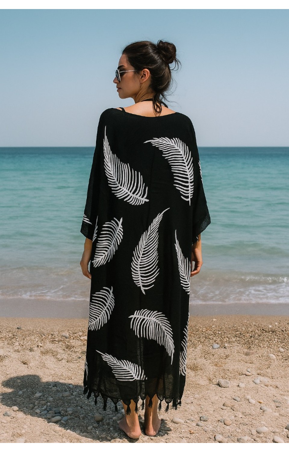 Desen Baskılı Pamuk Kadın Pareo 9