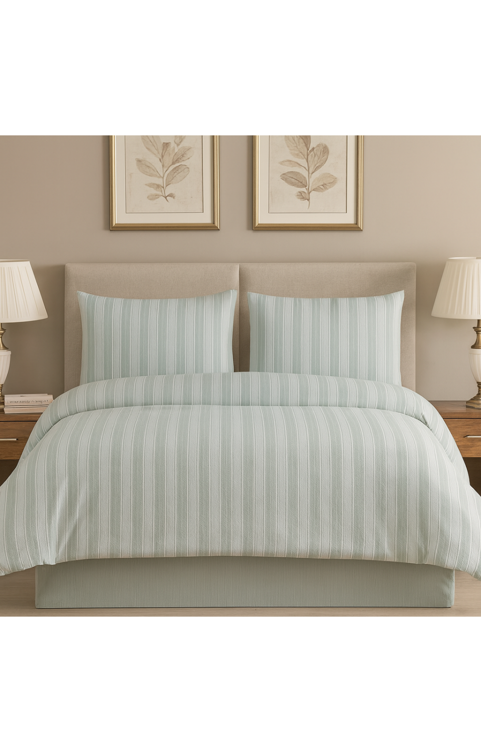 %60 Pamuk %40 Polycotton Nevresim 200x220 Çarşaf 240x260 Yastık Kılıfı 2 Adet 50x70 Turkuaz Nevresim Takımı