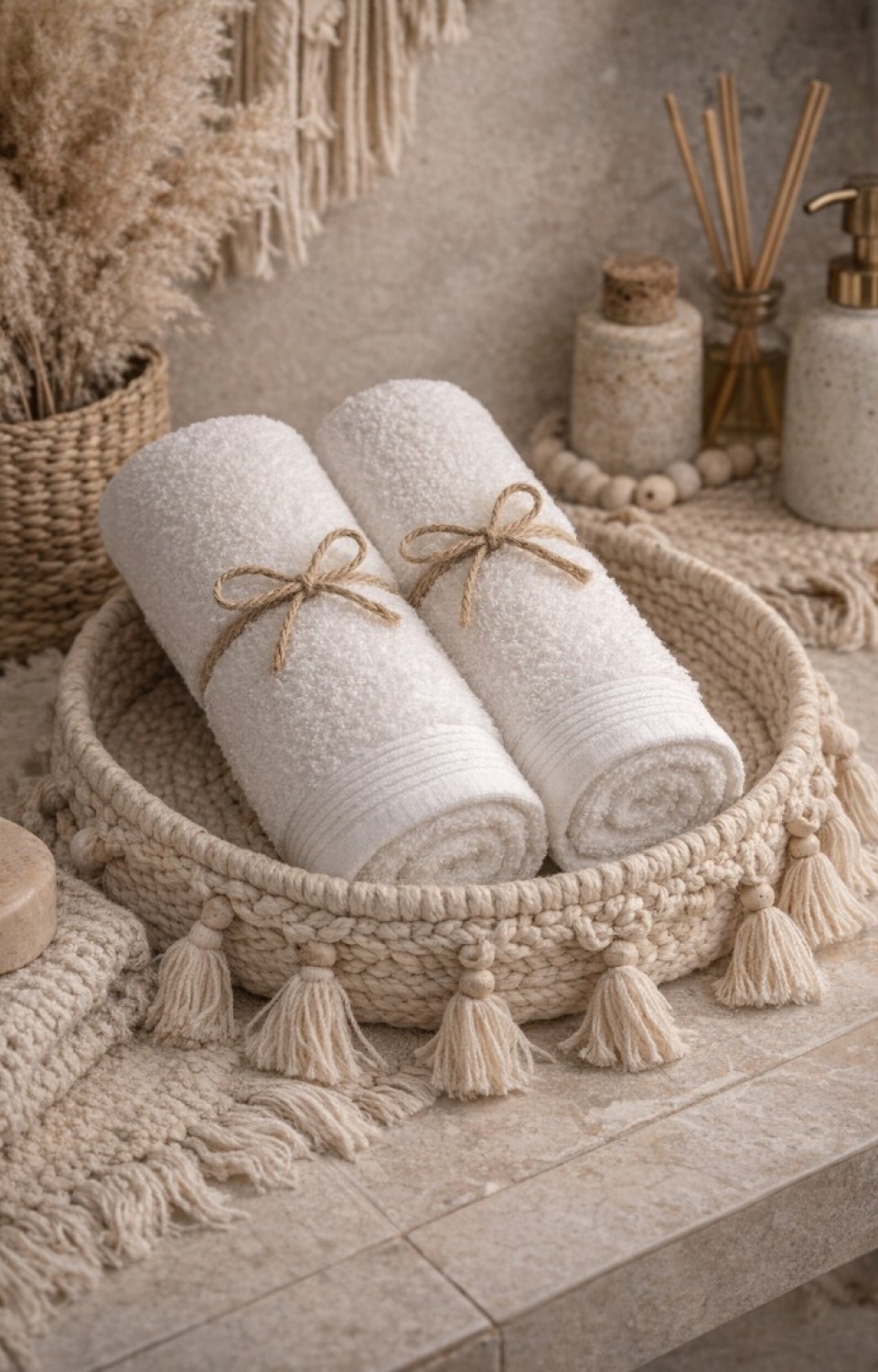 2'li Yumuşak Dokulu %100 Pamuk 40X60 cm El, Ayak ve Mutfak Havlu Seti