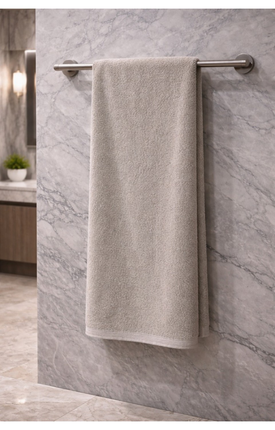 Bambu Pamuklu 70x140 cm Banyo Havlusu Bambu Pamuklu 70x140 cm Banyo Havlusu