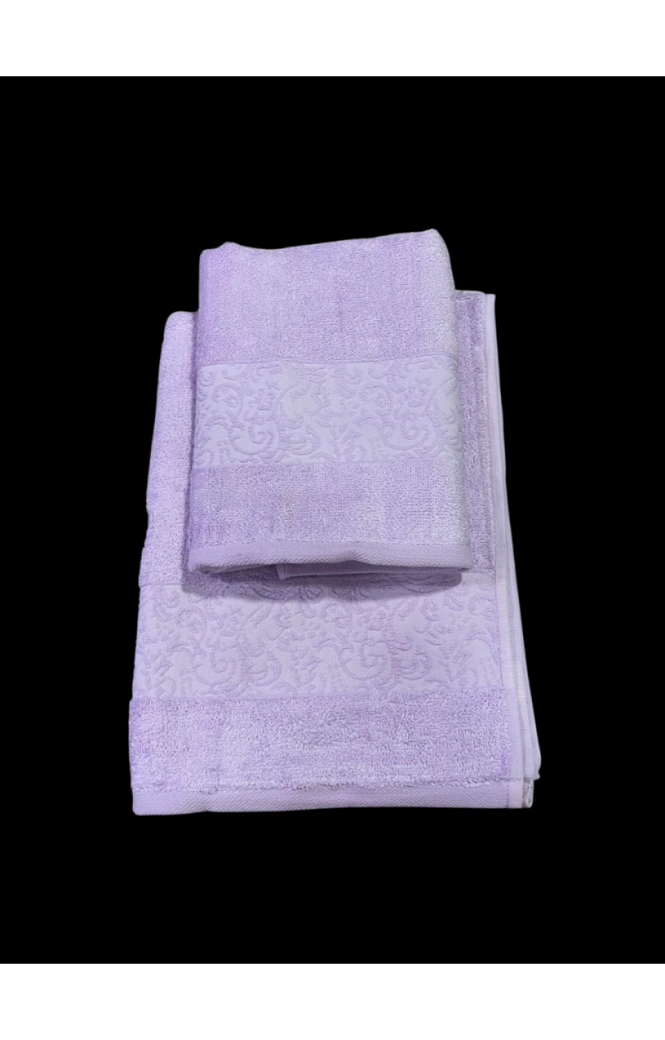 %70 Bambu %30 Pamuk İpinden 1 Adet 50x90cm 1 Adet 70x140cm Kadın Erkek Banyo Havlusu Lila