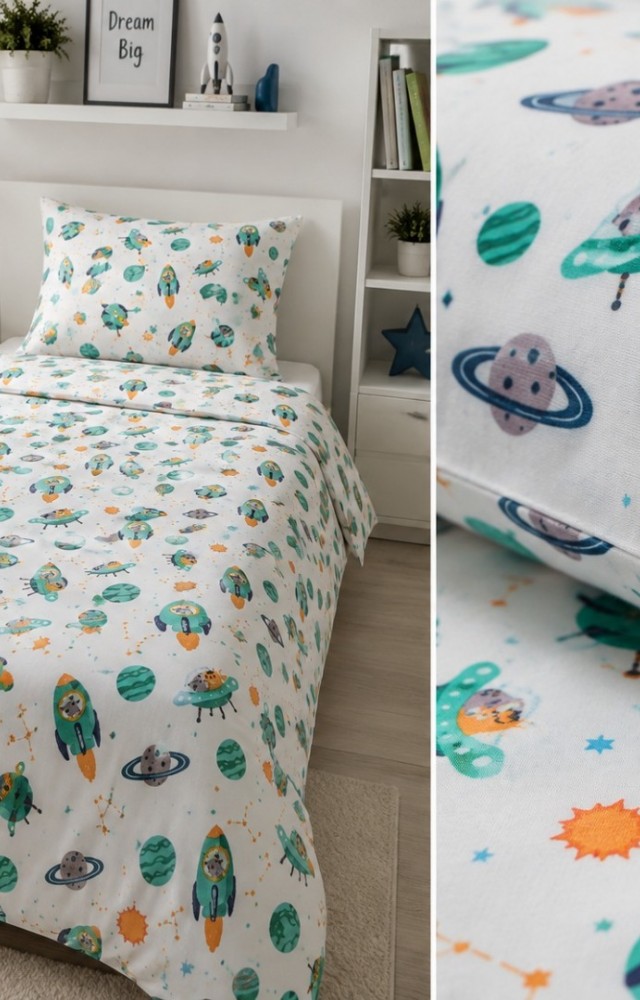 %70 Pamuk %30 Polycotton Nevresim 160x220 Yastık Kılıfı 1 Adet 50x70 Nevresim Takımı