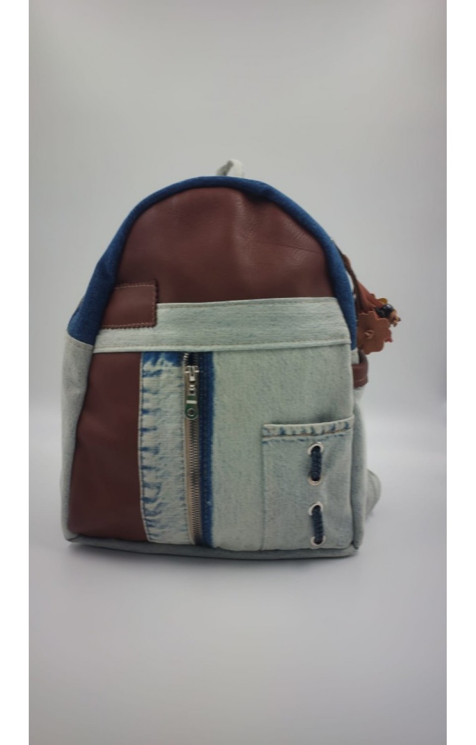 Vintage Özel Tasarım Denim Sırt Çantası 