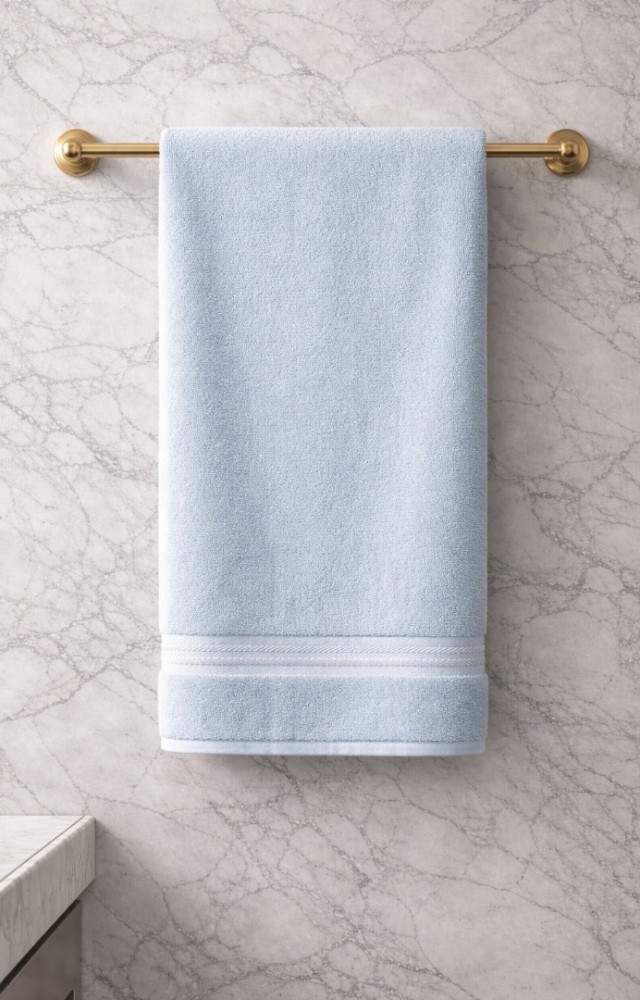 %100 Pamuklu 90x160 cm Düz Renk Banyo Plaj Havlusu