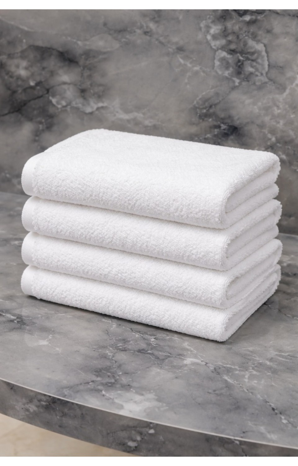 4'lü Bambu 30X50 cm El , Ayak ve Mutfak Havlusu Seti