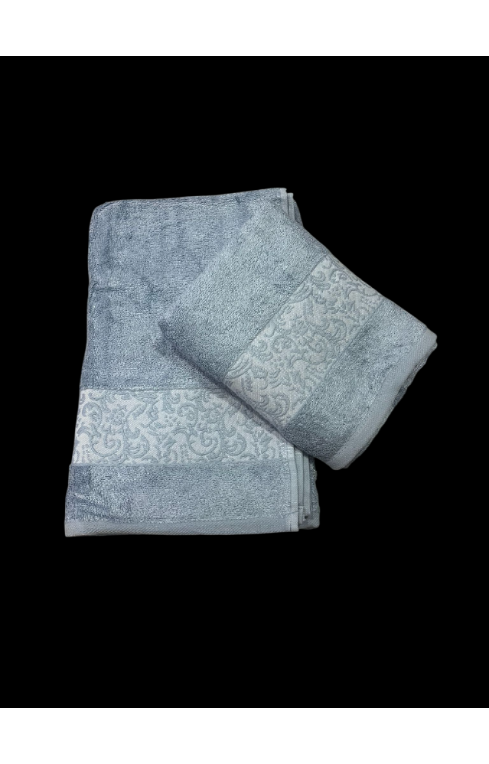 %70 Bambu %30 Pamuk İpinden 1 Adet 50x90cm 1 Adet 70x140cm Kadın Erkek Banyo Havlusu Mavi