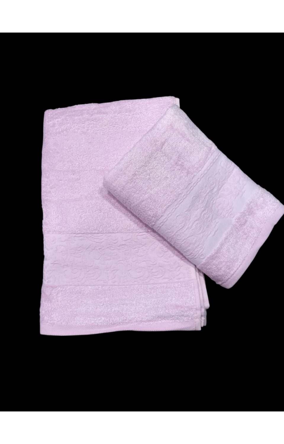 %70 Bambu %30 Pamuk İpinden 1 Adet 50x90cm 1 Adet 70x140cm Kadın Erkek Banyo Havlusu Pembe