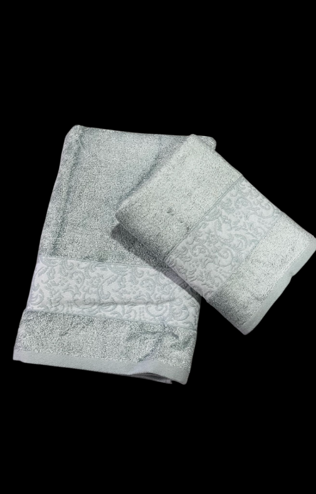 %70 Bambu %30 Pamuk İpinden 1 Adet 50x90cm 1 Adet 70x140cm Kadın Erkek Banyo Havlusu Yeşil