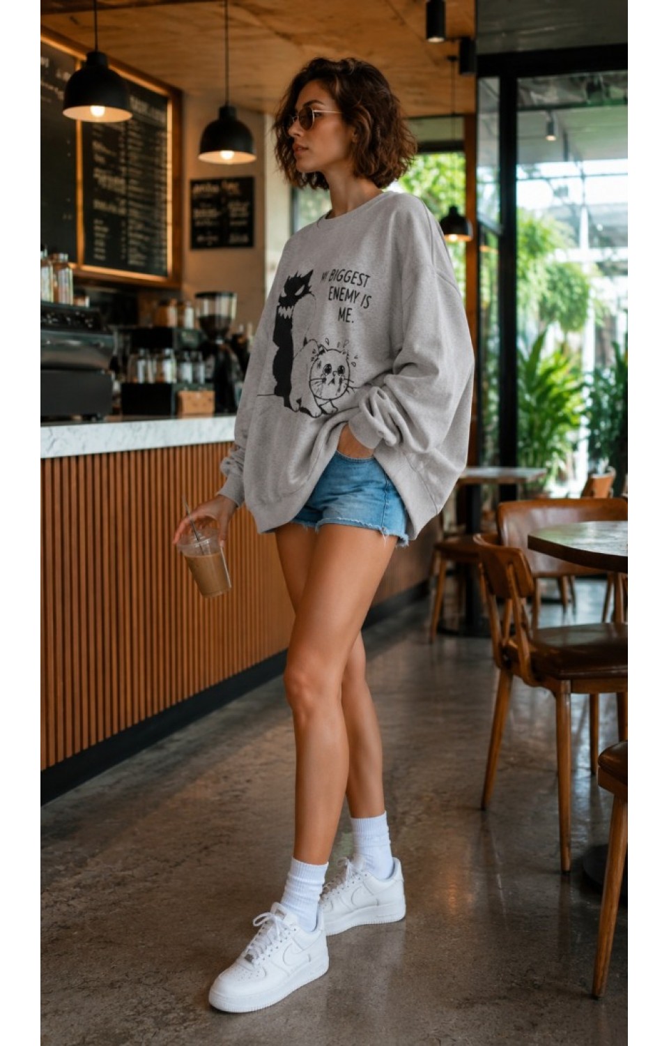 Bisiklet Yaka 3 İplik Yüksek Kaliteli Unisex Kadın Erkek Sweatshirt Bisiklet Yaka 3 İplik Yüksek Kaliteli Unisex Kadın Erkek Sweatshirt