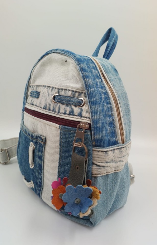 Casual / Retro Özel Tasarım Denim Sırt Çanta 