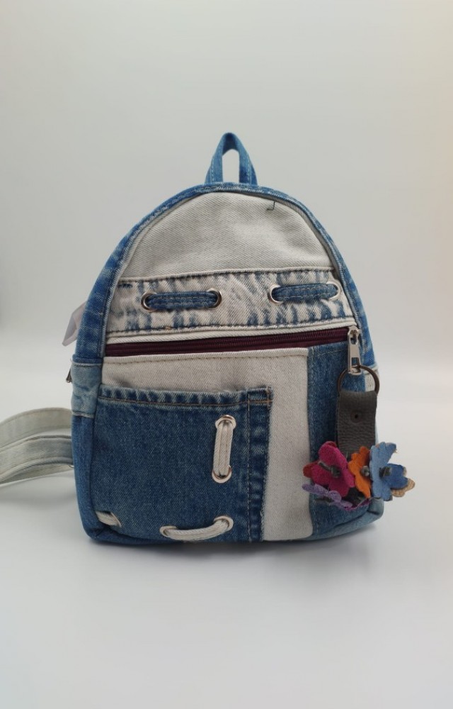 Casual / Retro Özel Tasarım Denim Sırt Çanta 