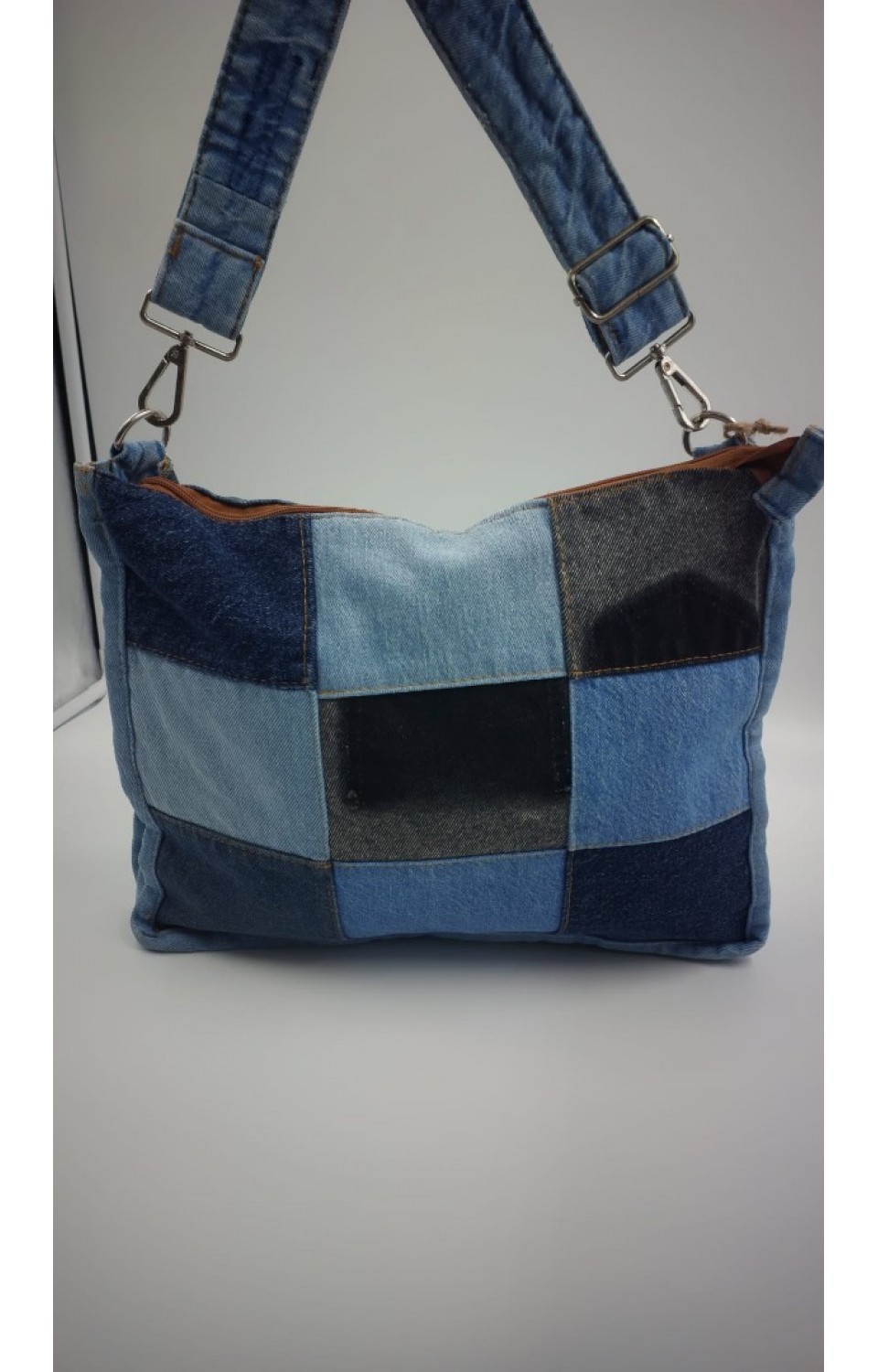 Patchwork (Yama İşi) Özel Tasarım Denim Çanta