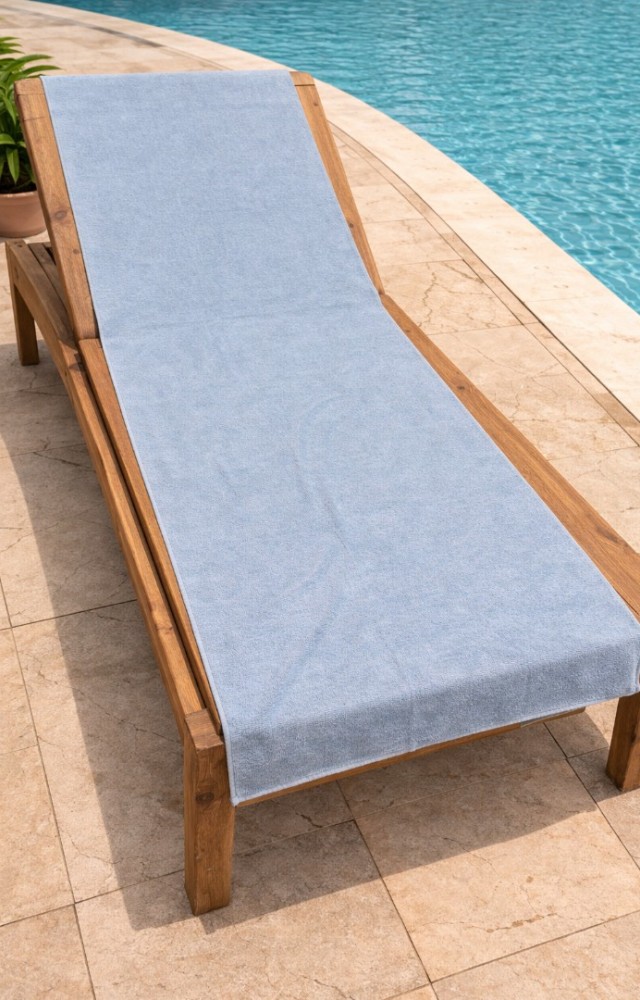 %100 Pamuklu 70x170cm Düz Renk Banyo Plaj Havlusu