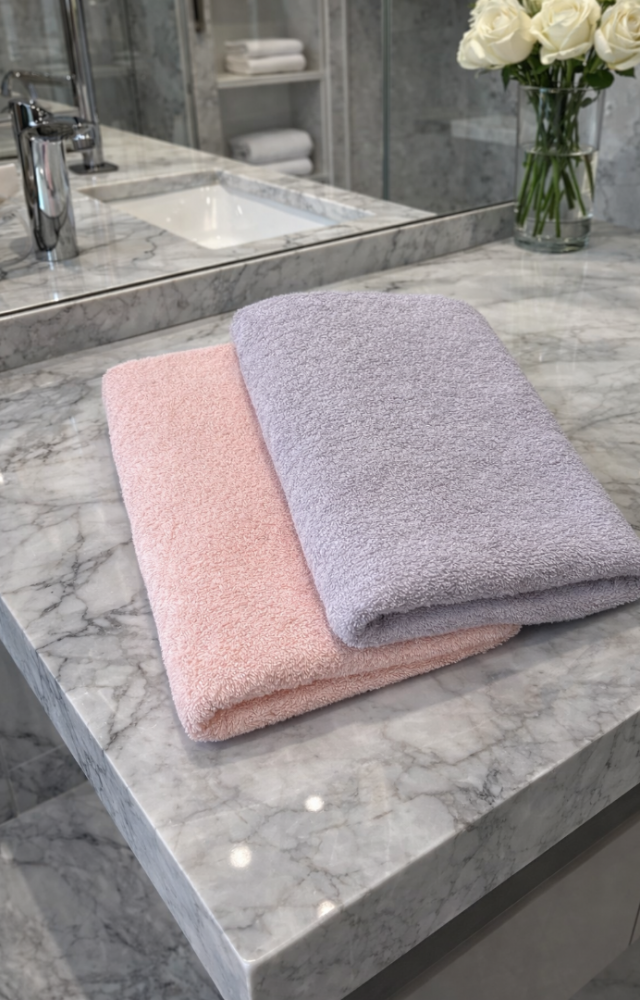 Pamuklu 70x140 cm 2'li Banyo Havlusu 1