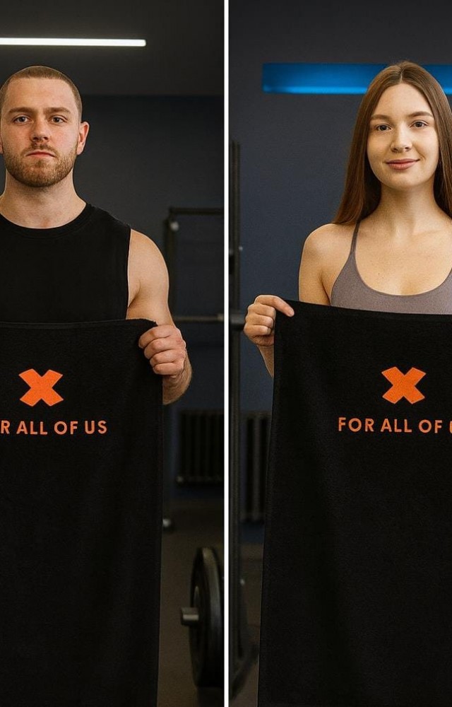 Pamuklu 50x90 cm Spor Havlusu 1