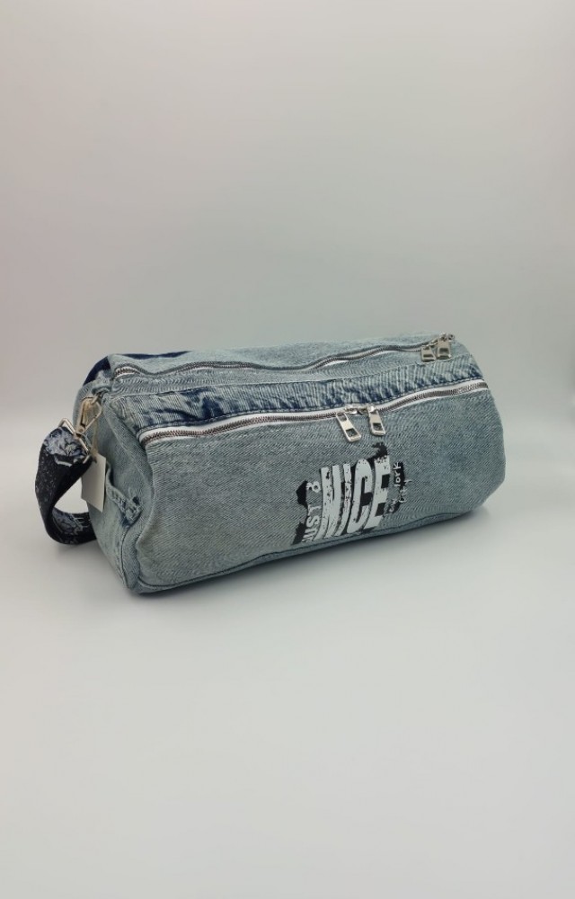 Bohem Özel Tasarım Asimetrik Denim Spor Çanta