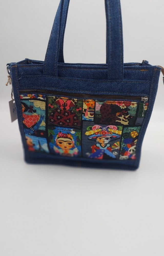 İkonik Özel Tasarım Denim Çanta